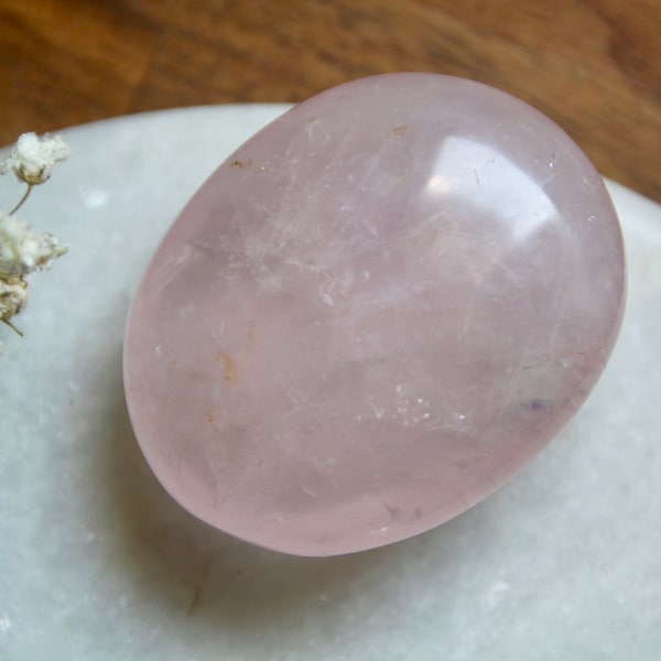 galet quartz rose qualité AA/ lithothérapie amour et apaisement