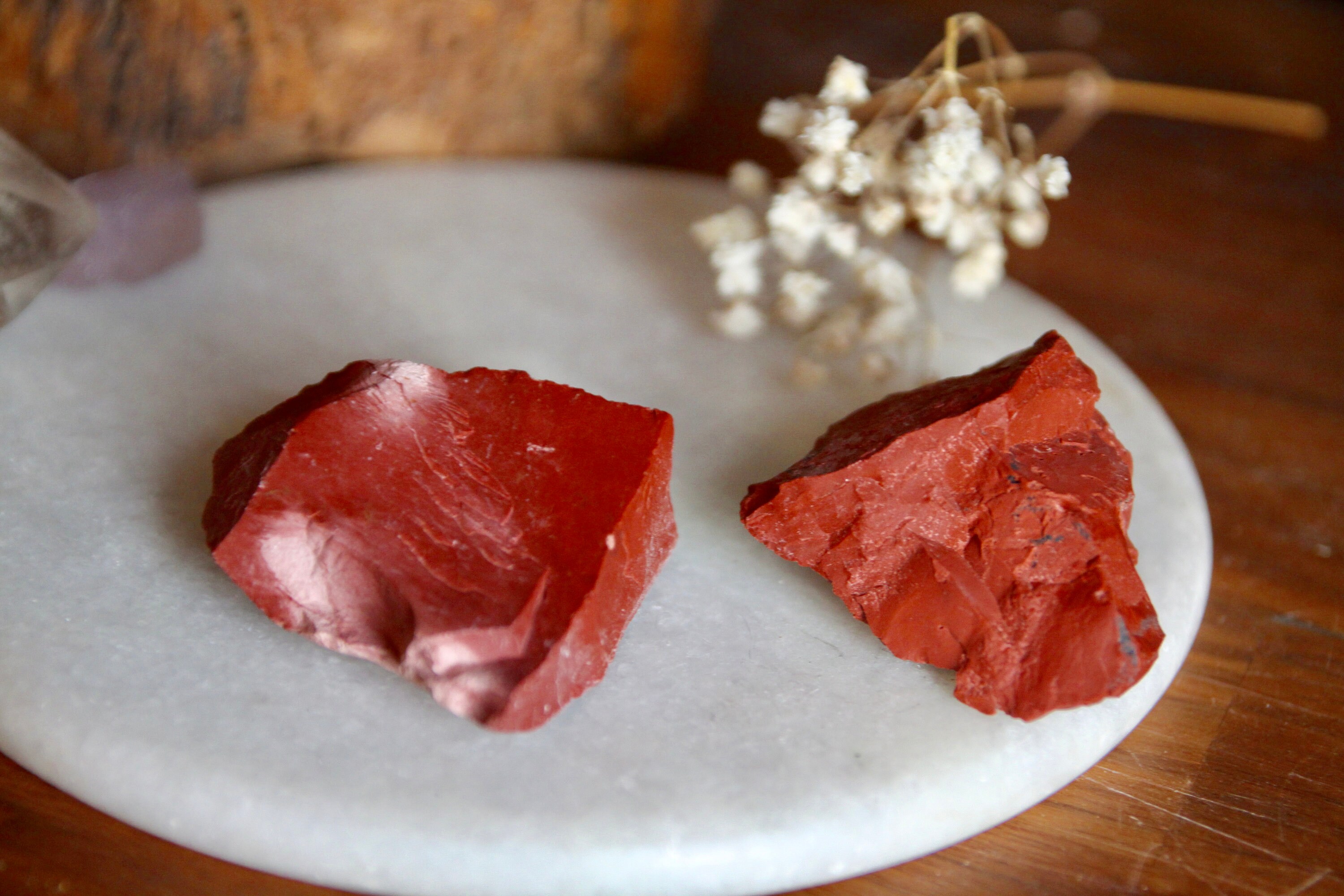 Jaspe Rouge Brute - Pierre Lithothérapie Stimulant et Force