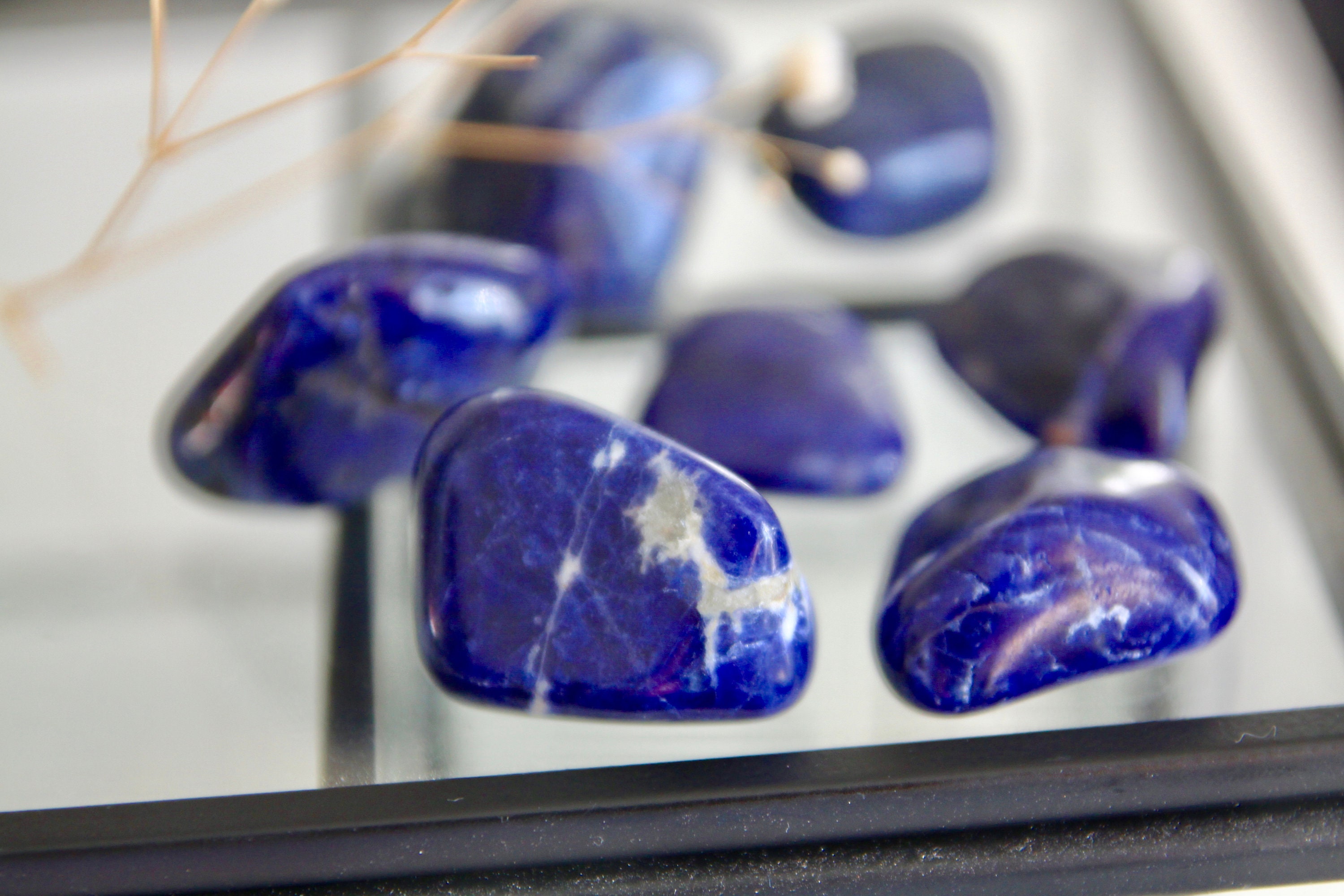 Sodalite Roulée Qualité Aa - Lithothérapie Sodalite