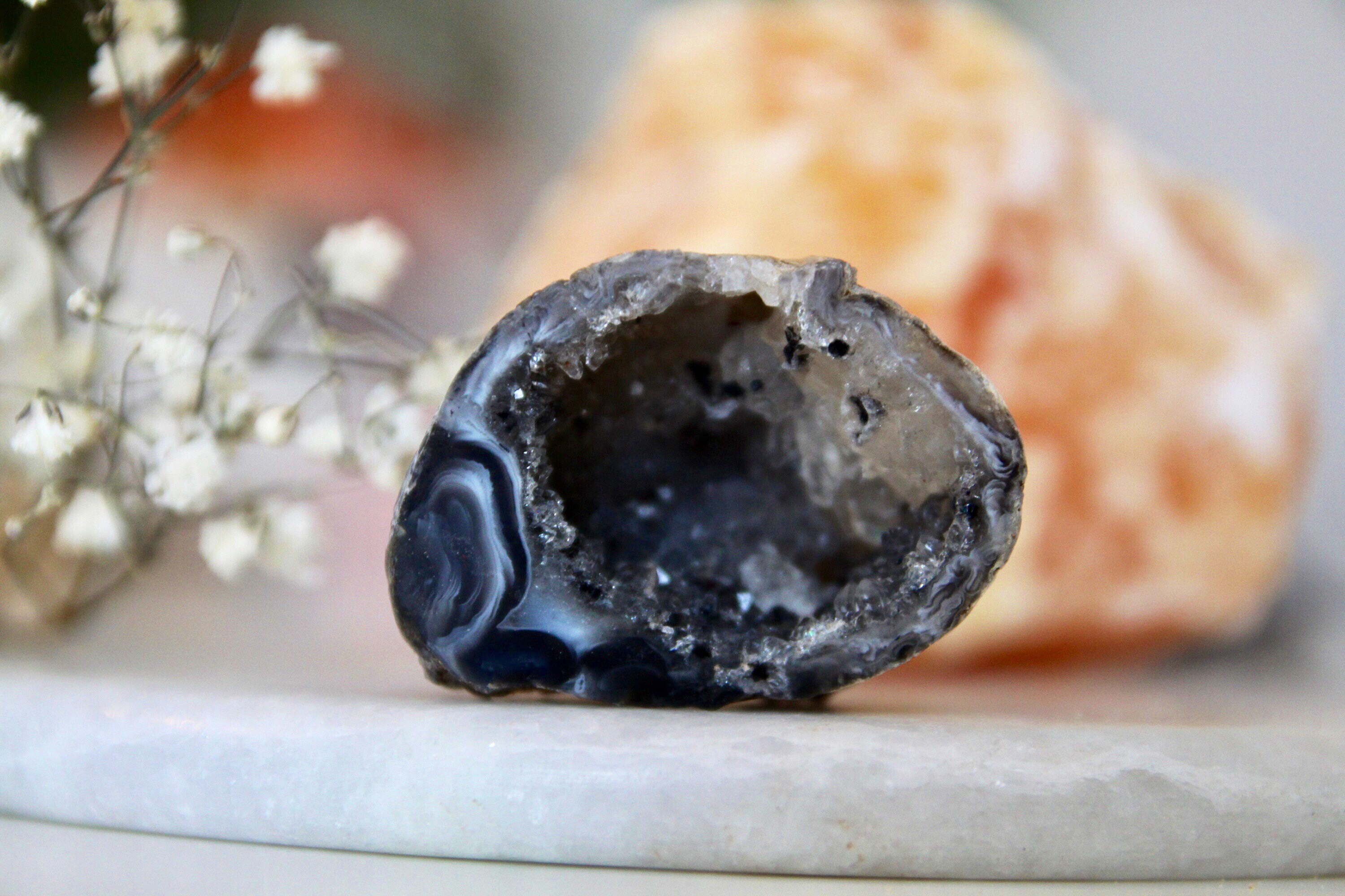 Géodinhos - Géode d'agate Qualité Extra Confiance et Sérénité