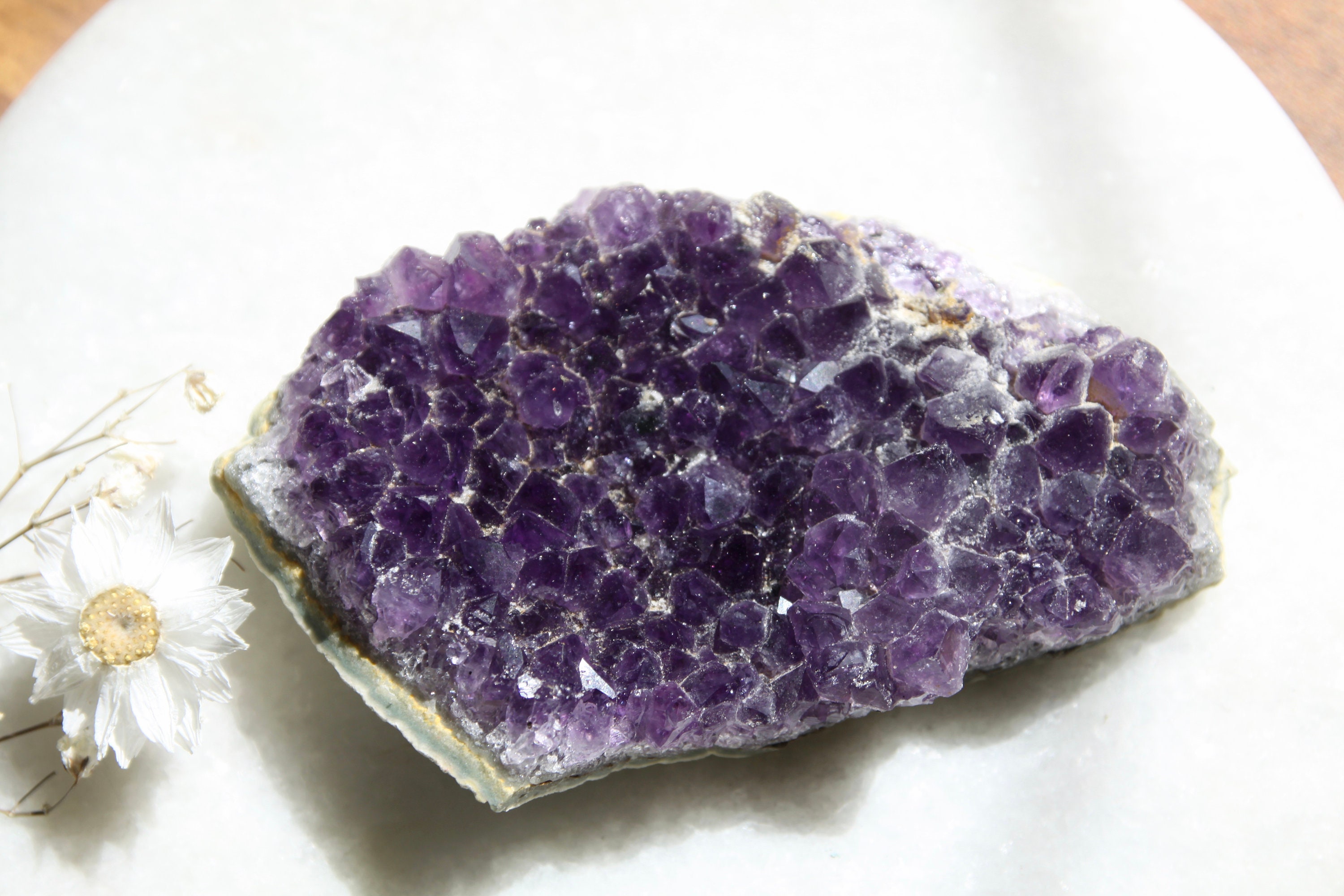 Géode d'améthyste Brute - Druse Qualité Aa Amethyste Uruguay