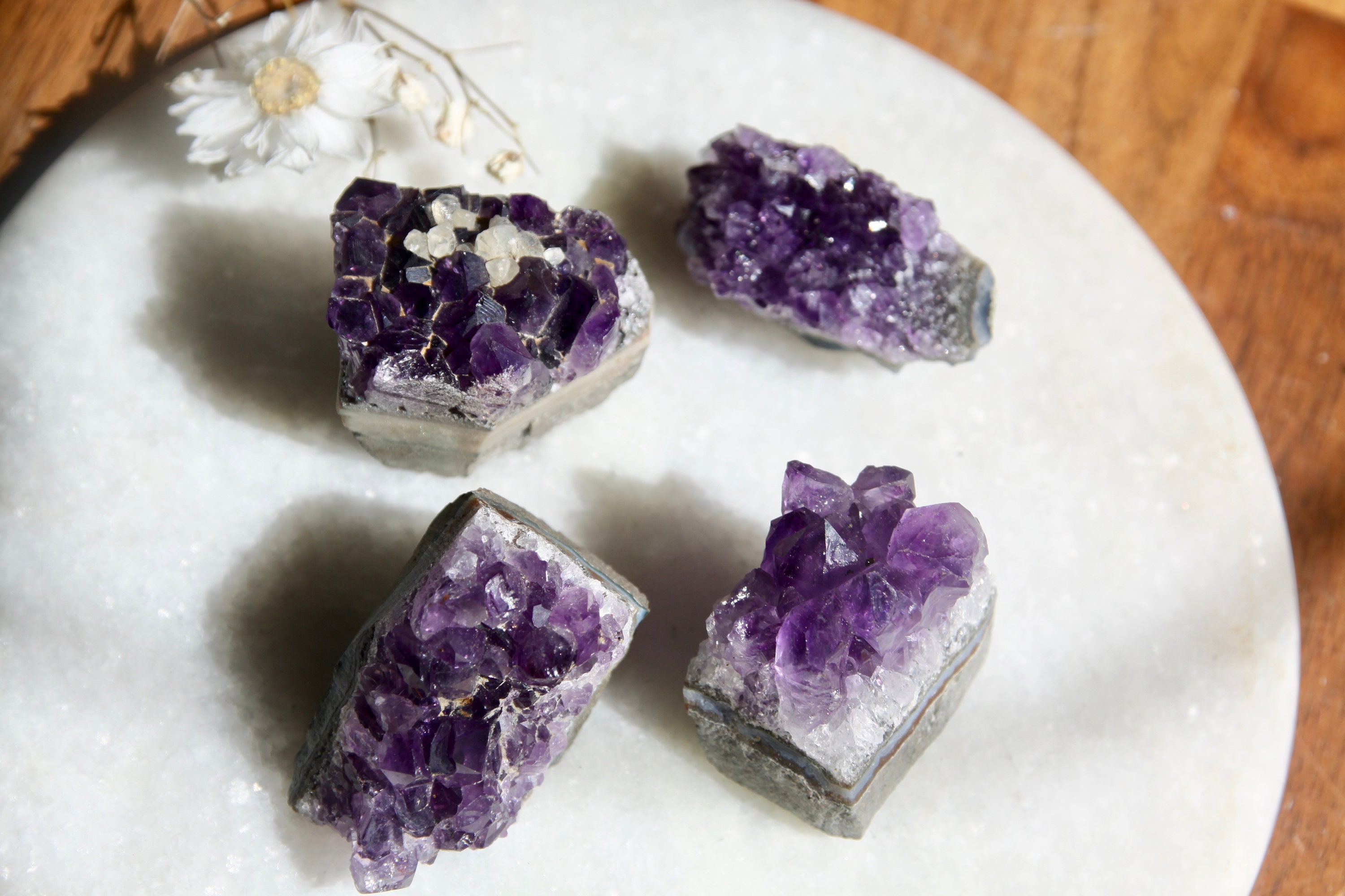 Mini Druse d'améthyste - Qualité Aa Amethyste Uruguay