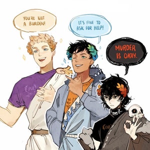 Percy Jackson - The Big Three / Nico mini prints