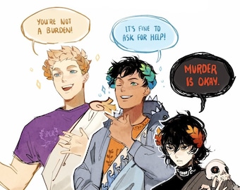 Percy Jackson - The Big Three / Nico mini prints