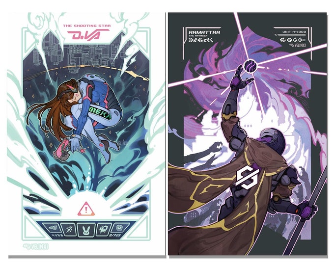 Overwatch - D.va Ramattra Art Prints - Etsy