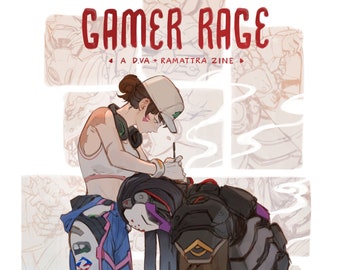 Gamer Rage: D.Va and Ramattra Overwatch zine [Digital PDF]