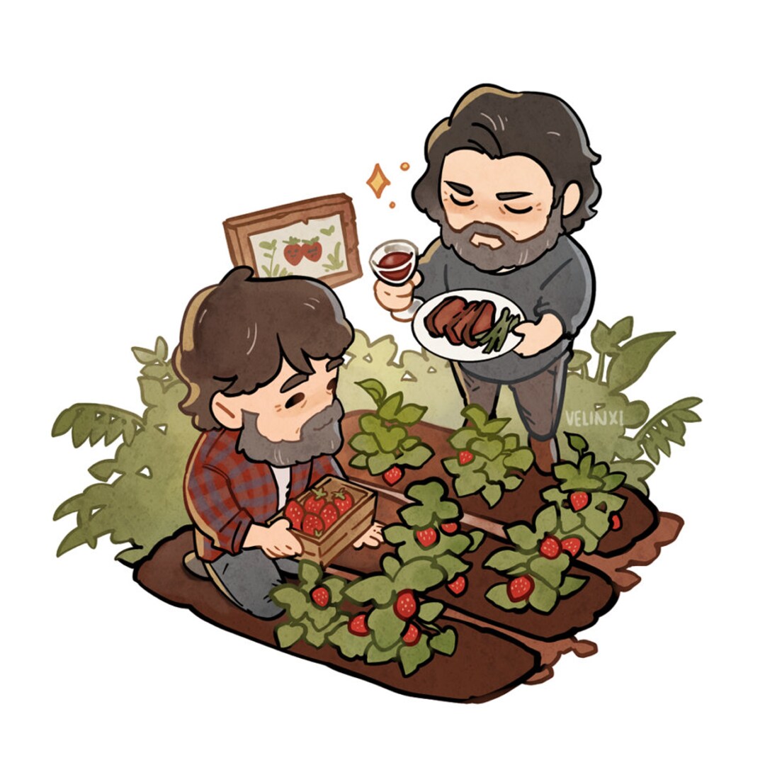 The Last of Us- TLOU Bill and Frank Stickers - Etsy