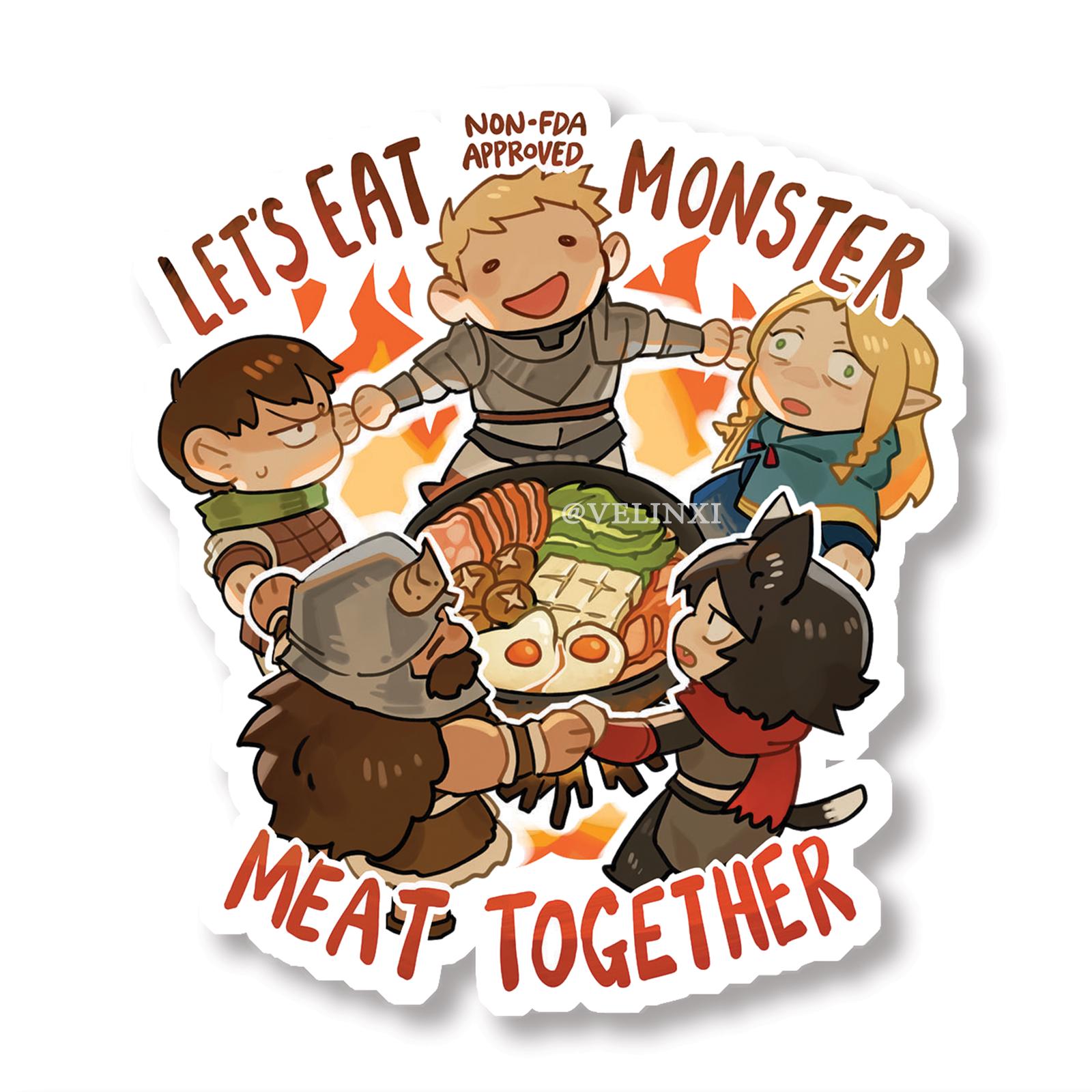ダンジョン飯ステッカー - Etsy 日本