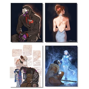 Overwatch - D.Va und Ramattra Postkarten und Print