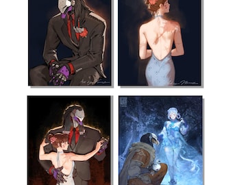 Overwatch - D.Va and Ramattra postcards and print