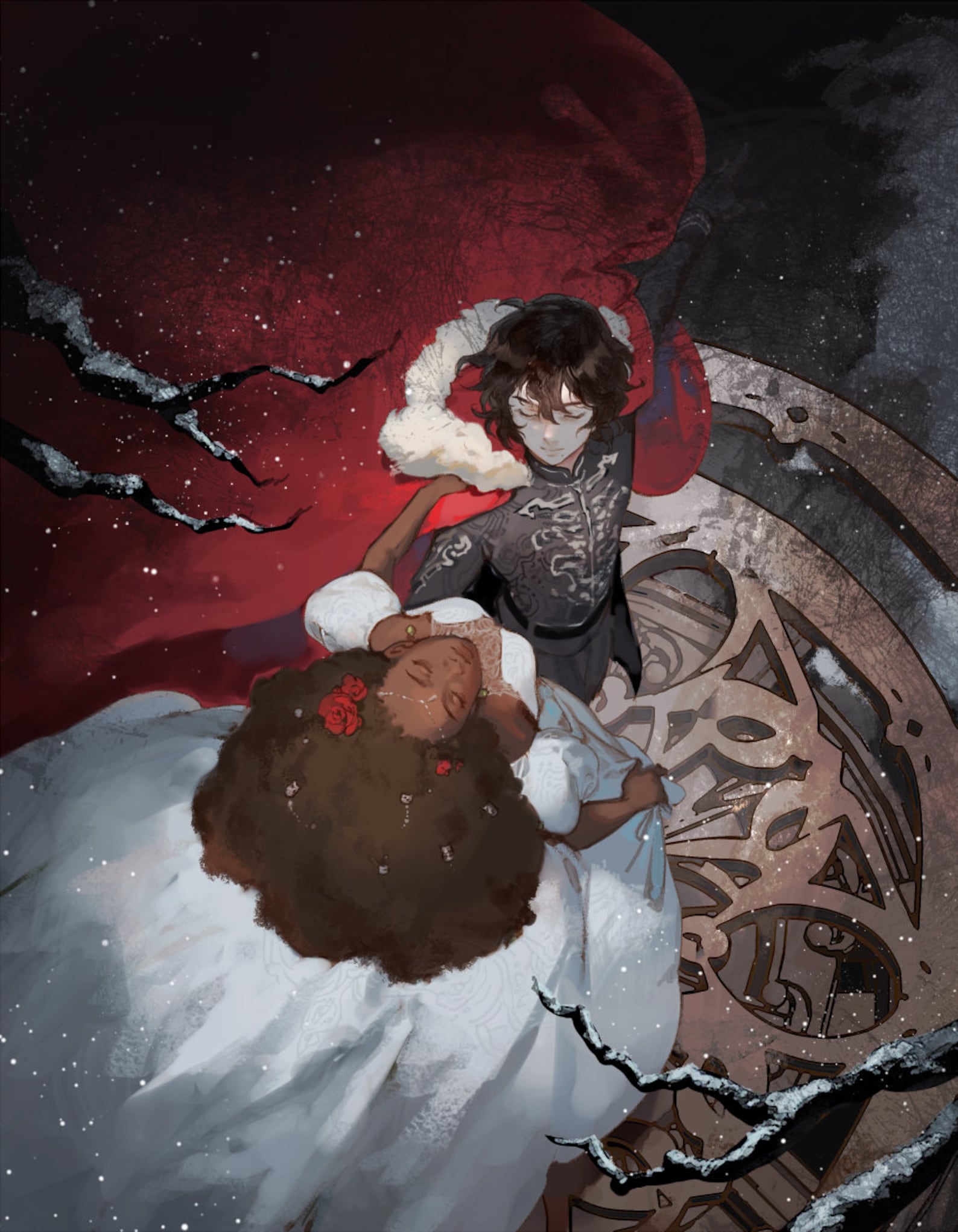Percy Jackson - Nico di Angelo Hazel Levesque art print