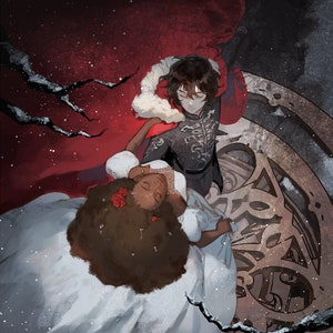 Percy Jackson - Nico di Angelo Hazel Levesque art print