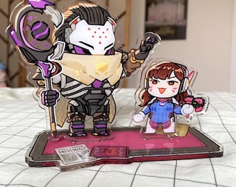 Overwatch - Ramattra and D.Va standee