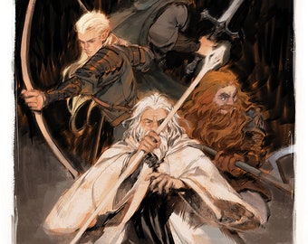 Lord of the Rings art print