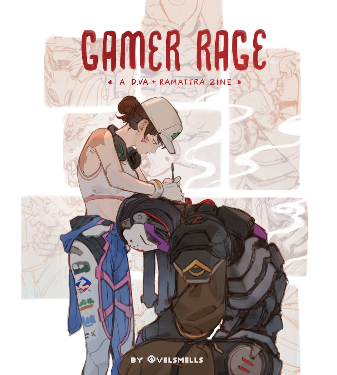 Gamer Rage: D.va and Ramattra Overwatch Zine [digital PDF] - Etsy