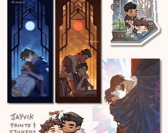 Arcane- Jayvik postcard and sticker