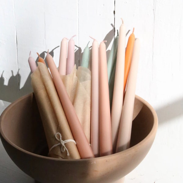 12" Taper Candles - 10 pieces/pack | Luna by Camilia
