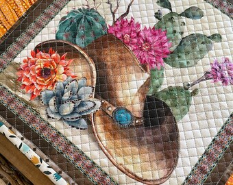 Southwest Table Decor, Set of 6 Placemats, Quilted, Handmade in USA, 100% Cotton