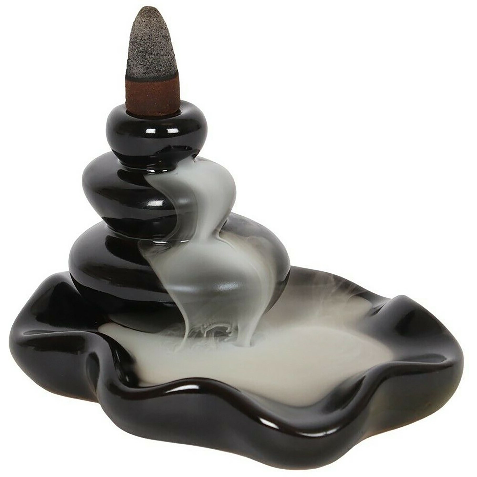 Backflow Incense Burners Large Pebbles Dragon Buddha Lotus Etsy UK