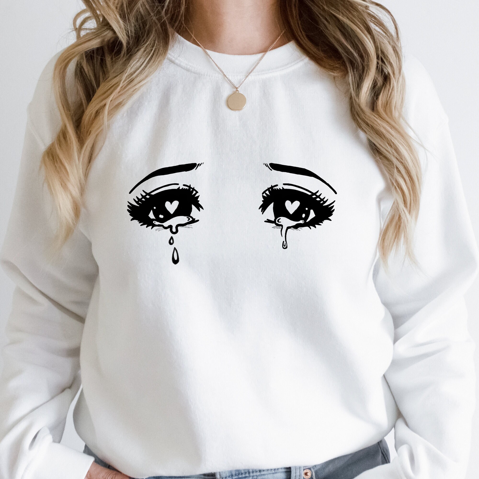 anime eyes hoodie