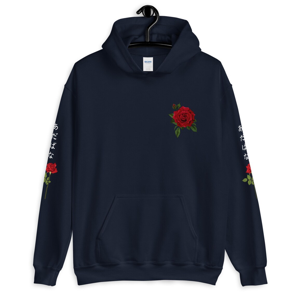 Japanese Rose Aesthetic Hoodie Japanese Hoodie Aesthetic - Etsy