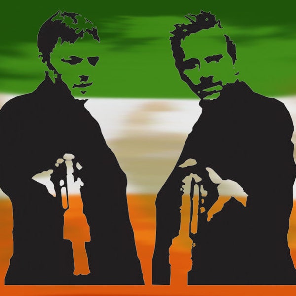 The Boondock Saints Brothers in Guns Decal