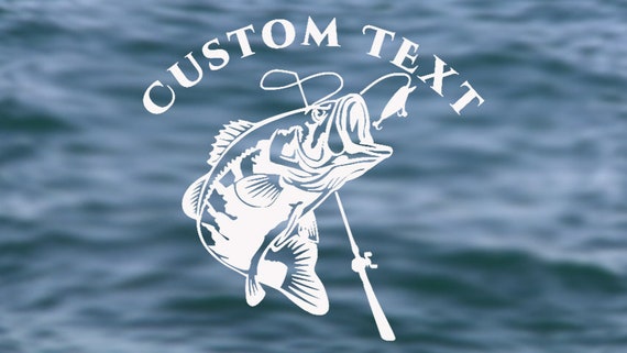 Fishing Hook Lifeline Vinyl Decal Sticker Window Bumper Love Fish Lure Heartbeat