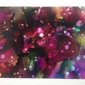 Alcohol Ink Art, Alcohol Ink Painting, Wall Art, Original Art, Abstract Art, Abstract, Home Decor, purple
