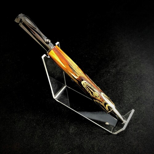 Genuine Ringneck Pheasant Feather Roller shops Ball Pen In Gun Metal with Magnetic Cap