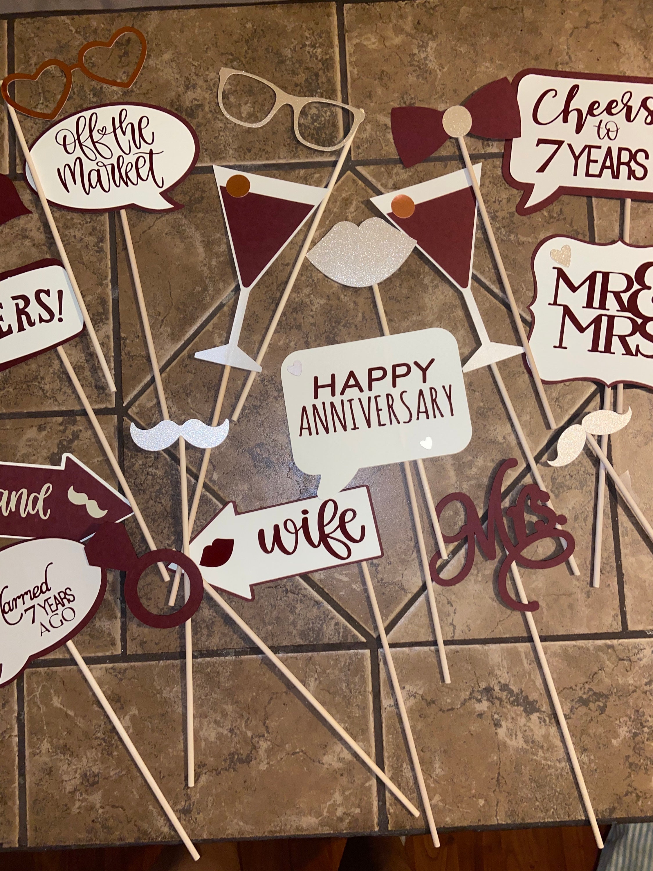 Anniversary Photo Props/photo Etsy