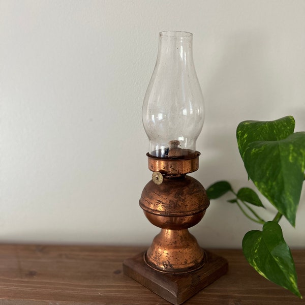 Brass Oil Lamp Etsy