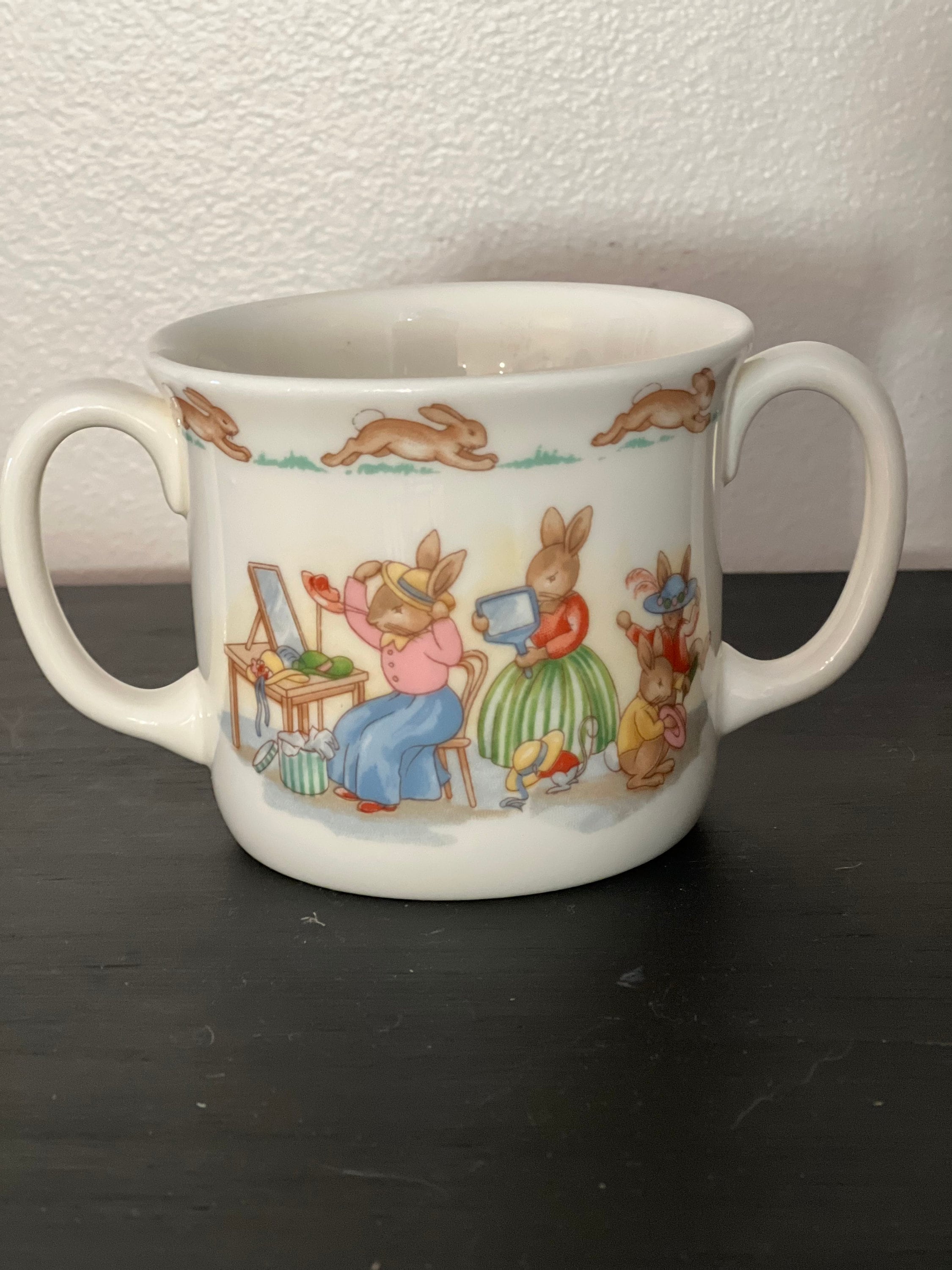 Vintage Peter Rabbit Double Handled Cup Bunnykins Royal - Etsy Canada