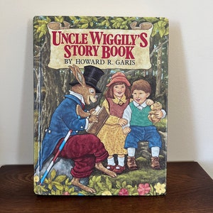 Vintage exemplaar van Uncle Wiggily&#39;s Story Book door Howard R. Garis, vintage Uncle Wiggily-boek 1994 gedrukt