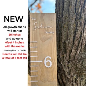 Personalized Rainbow Family & Kids Growth Chart | Large Ruler 3d ...