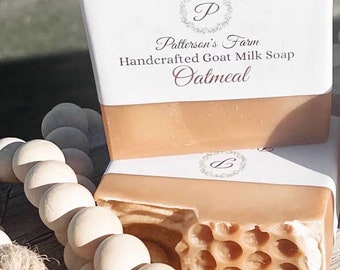 Oatmeal Goat Milk Soap | Oatmeal Milk & Honey | Mild | Handcrafted |