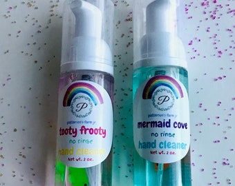 PF Jr. No Rinse Hand Cleaner | Waterless Cleanser | Foaming Soap | For Kids