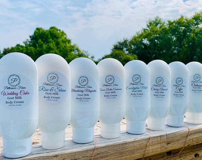 Goat Milk Face & Body Cream Lotion Hand Cream Luxury Moisturizer Lotion