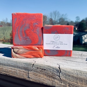 Eden Snakeshed Goat Milk Soap | Handcrafted Artisan Bar Soap |