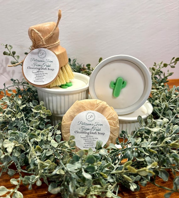 Farm Fresh Dish Soap | Sustainable Living | Plastic Free | Super Cleansing | Environment Friendly