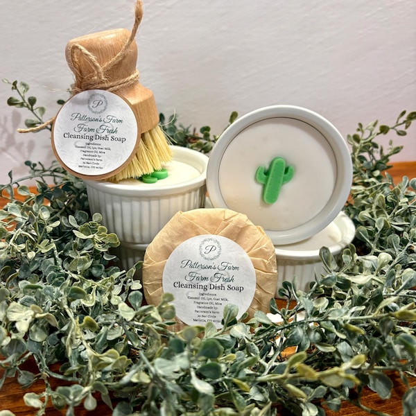Farm Fresh Dish Soap | Sustainable Living | Plastic Free | Super Cleansing | Environment Friendly