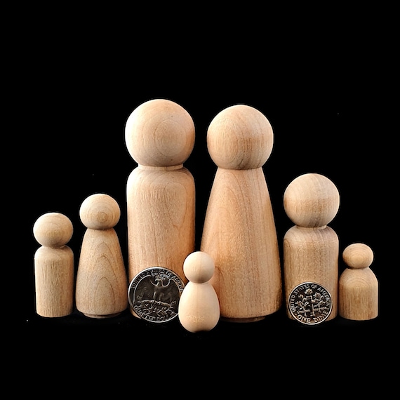 large wooden peg dolls