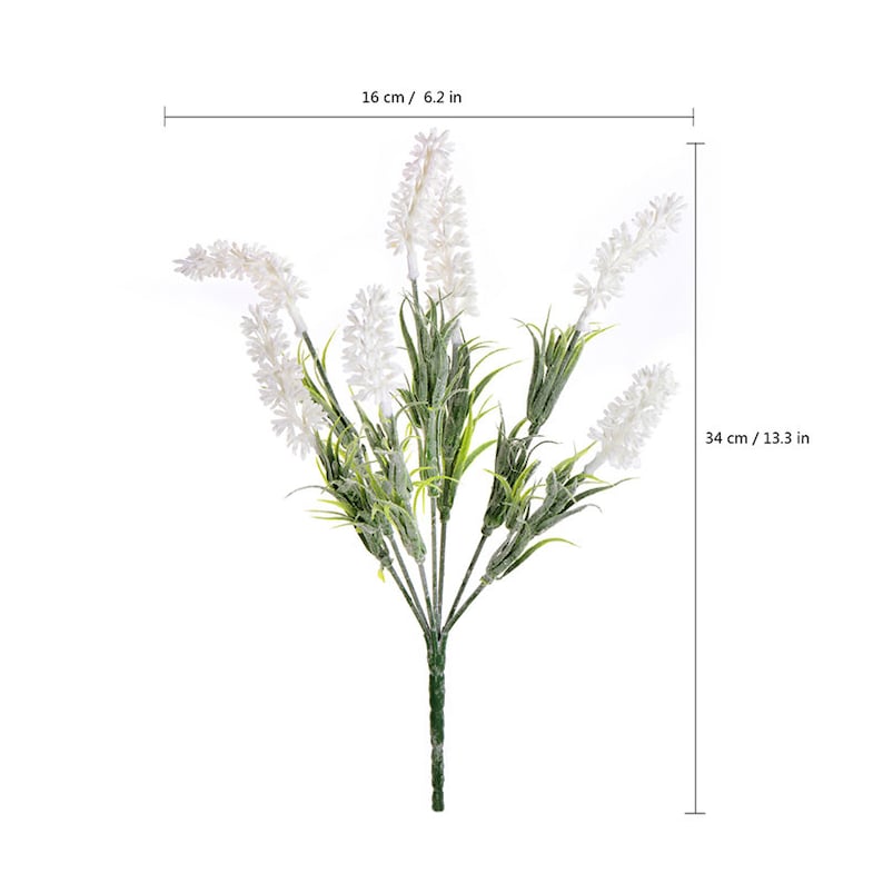 Home Decal Artificial Flower 7 ForksBranches Artificial Lavender Flower For Wedding Party Home Festival Decoration