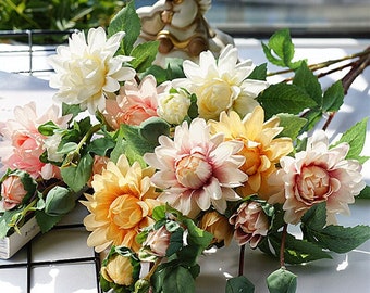 16pcs/bunch Handmade Baby's Breath Artificial Flowers Night Jasmine for  Home Wedding Garden Decoration Foam Fake Flowers 