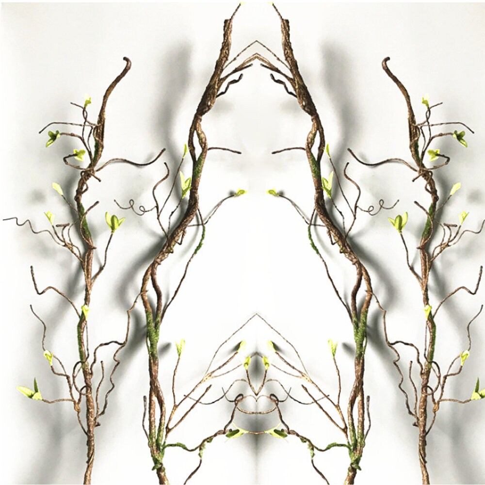 1pc 90cm Fake Tree Branches Rattan Kudo Artificial Flower Vine Etsy