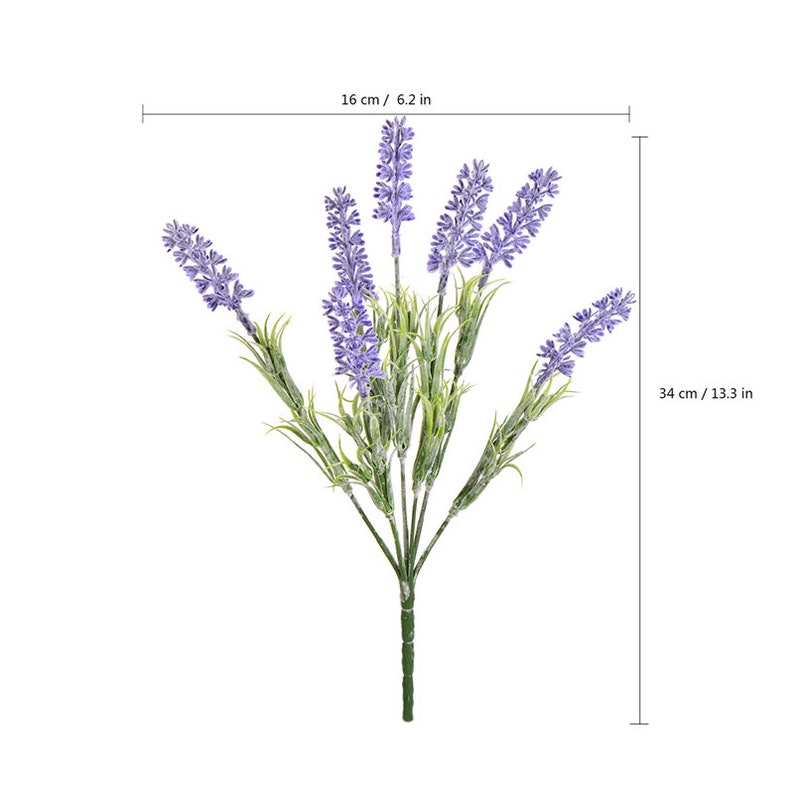 Home Decal Artificial Flower 7 ForksBranches Artificial Lavender Flower For Wedding Party Home Festival Decoration