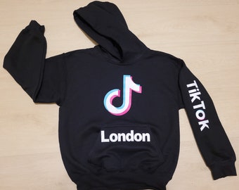 tik tok hoodie kids