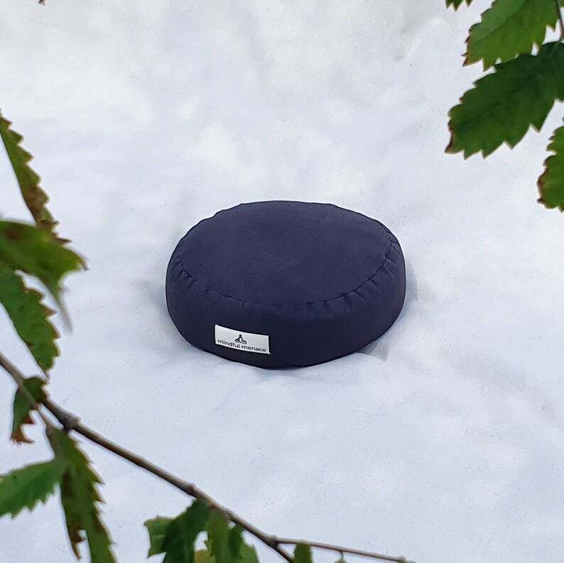 Organic Buckwheat Hull Meditation Cushion Etsy