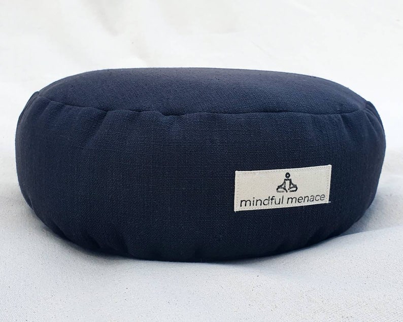 Organic Buckwheat Hull Meditation Cushion Etsy