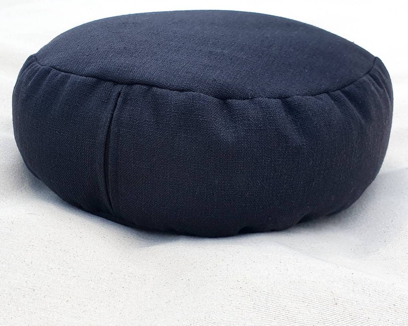 Organic Buckwheat Hull Meditation Cushion Etsy