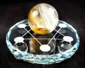 3 Sizes to Pick From - Seven Sphere Glass Stands - Mini Spheres - Tumble Stand - American Seller - Fast Shipping